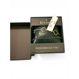 Kitsune Brass Bracelet set